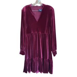 Just ... Taylor Velvet Party Dress